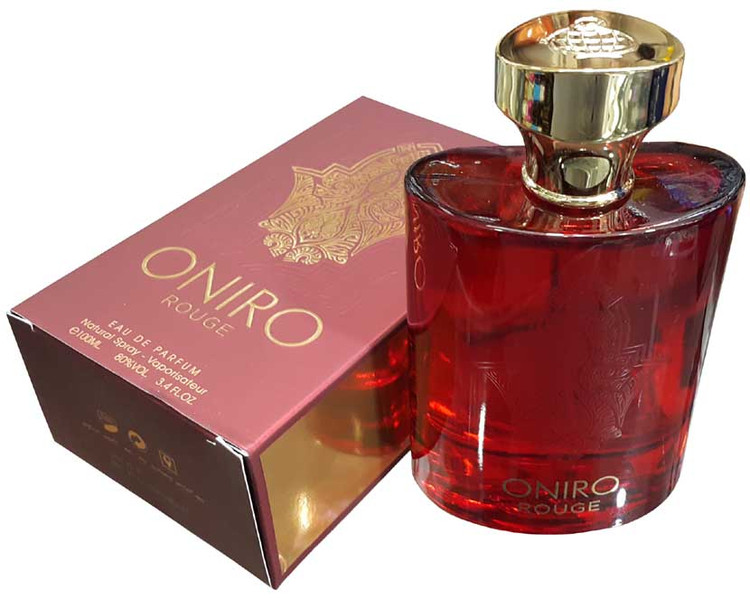 ادکلن اونیرو رژ باکارات رژ(گرم و شیرین)100 میل فرگرانس اماراتی