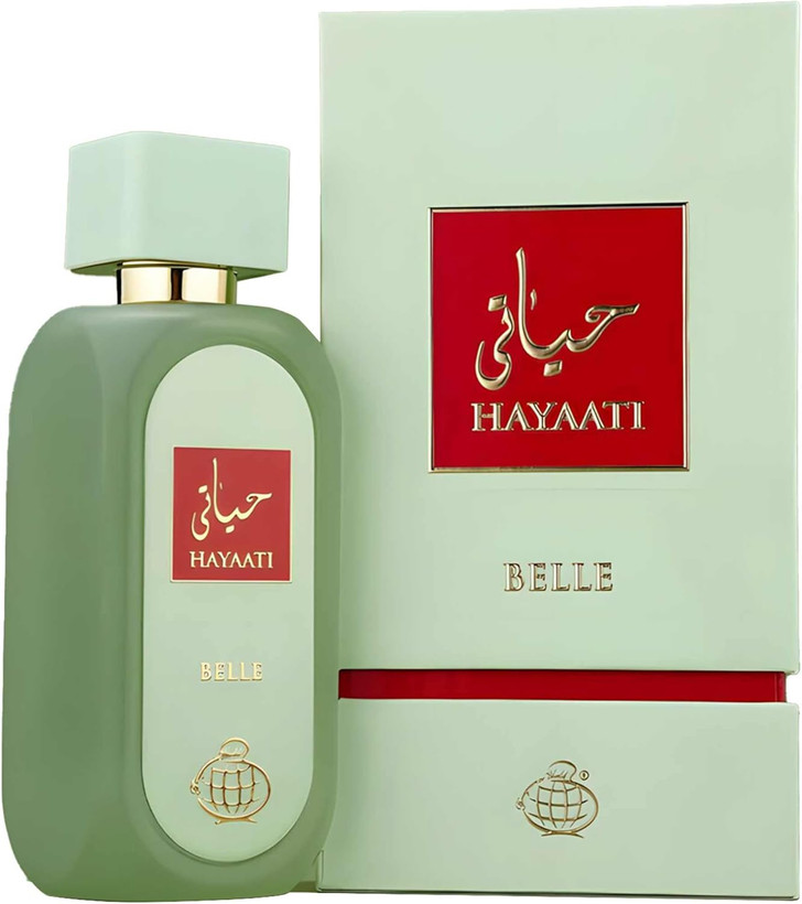 ادکلن حیاتی سبز زنانه(مشابه ژان پل گوتیه لا بل له معروف)(شیرین و گرم )فرگرانس