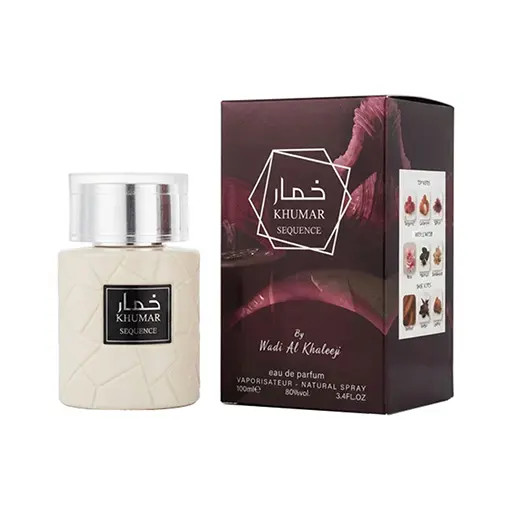 ادکلن خمار سیکوئنس مردانه (گرم و شیرین چوبی)100 میل مشابه آمواج سیکوئنس